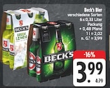 Bier im Angebot bei EDEKA in Borna Bier Angebote von Beck's bei EDEKA Borna für 3,99 €