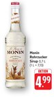 Rohrzucker Sirup im Angebot bei E center in Schwäbisch Gmünd Rohrzucker Sirup Angebote von Monin bei E center Schwäbisch Gmünd für 4,99 €