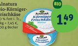 Frischkaese im tegut Prospekt Bio-Körniger Frischkäse von Alnatura im aktuellen tegut Prospekt für 1,49 €