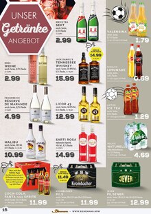 Jack Daniels im EDEKA Prospekt "Aktuelle Angebote" mit 16 Seiten (Dinslaken)