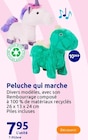 Peluche qui marche dans le catalogue Action