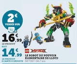 Le robot du pouvoir élémentaire de Lloyd - LEGO dans le catalogue Super U