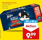 Aktuelle Katzenfutter Angebote bei Netto Marken-Discount in Augsburg Aktuelles Felix Angebot bei Netto Marken-Discount in Augsburg ab 9,99 €