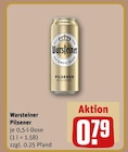 Aktuelle Bier Angebote bei REWE in Koblenz Aktuelles Pilsener Angebot bei REWE in Koblenz ab 0,79 €