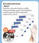 Einmalhandschuhe Nitril im aktuellen V-Markt Prospekt für 2,99 €