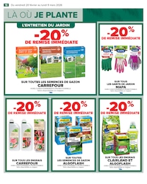 Offre Gazon dans le catalogue Carrefour du moment à la page 18