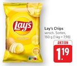 Aktuelles Chips Angebot bei EDEKA in Ulm ab 1,19 €