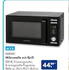 Mikrowelle mit Grill von AMBIANO im aktuellen ALDI Nord Prospekt