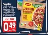 Spaghetti Bolognese Angebote von Maggi bei E center Iserlohn für 0,49 €