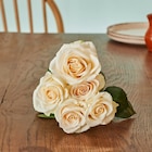 Bouquet de 5 roses Equateur - FLEUR en promo à 9,99 € chez Carrefour Bouquet de 5 roses Equateur - FLEUR dans le catalogue Carrefour