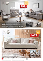 XXXLutz Möbelhäuser Trapezsofa im Prospekt 
