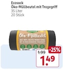 Aktuelles Öko-Müllbeutel mit Tragegriff Angebot bei Rossmann in Heilbronn ab 1,49 €