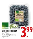 Bio-Heidelbeeren im EDEKA Prospekt Bio-Heidelbeeren von Edeka Bio im aktuellen EDEKA Prospekt für 3,99 €