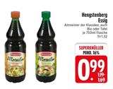 Essig Angebote von Hengstenberg bei EDEKA Ingolstadt für 0,99 €