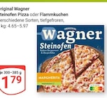 Steinofen Pizza Margherita Angebote von Wagner bei GLOBUS Willich für 1,79 €