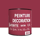Peinture TDP décoration murs et boiseries rouge laterite satin 0,5L - TDP dans le catalogue Décor Discount