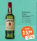 tegut Oberweser - Irish Whiskey Angebot im Prospekt Irish Whiskey bei tegut im Oberweser Prospekt für 15,99 €