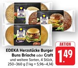 Dinkel Burger Buns Angebote von EDEKA Herzstücke bei E center Stuttgart für 1,49 €