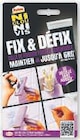COLLE DE FIXATION NI CLOU NI VIS FIX ET DEFIX 44GR - Pattex en promo chez Hyper U COLLE DE FIXATION NI CLOU NI VIS FIX ET DEFIX 44GR - Pattex dans le catalogue Hyper U