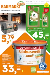 Globus-Baumarkt Prospekt für Würzburg mit 12 Seiten