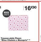 Trousse plate Fleurs - Élise Chalmin x Monoprix en promo chez Monoprix Ajaccio à 16,90 €