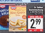 Backmischung im EDEKA Prospekt Backmischung von Dr. Oetker im aktuellen EDEKA Prospekt für 2,99 €