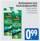 Frische Bergbauern Milch von Berchtesgadener Land im aktuellen E xpress Prospekt für 0,99 €