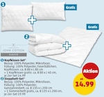 Kopfkissen-Set oder Steppbett-Set von John Cotton Europe im aktuellen Penny Prospekt