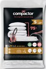 Lot de 5 sacs de rangement sous vide - Compactor - Intermarché Super à Tourcoing Lot de 5 sacs de rangement sous vide - Compactor en promo chez Intermarché Super Tourcoing à 8,90 €