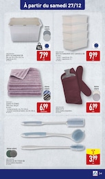 Prix et réduction Bouillotte dans le prospectus Aldi en cours Offre Bouillotte dans le catalogue Aldi du moment à la page 43