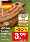 Offizielle Stadion Bratwurst im Angebot bei Netto Marken-Discount in Voerde Offizielle Stadion Bratwurst Angebote bei Netto Marken-Discount Voerde für 3,99 €
