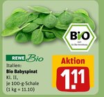 Bio Babyspinat Angebote von REWE Bio bei REWE Hückelhoven für 1,11 €