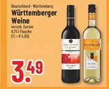 Weine Angebote von Württemberger bei Trinkgut Hannover für 3,49 €