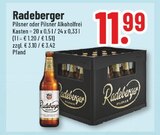 Pilsner oder Pilsner Alkoholfrei Angebote von Radeberger bei Trinkgut Langenfeld für 11,99 €