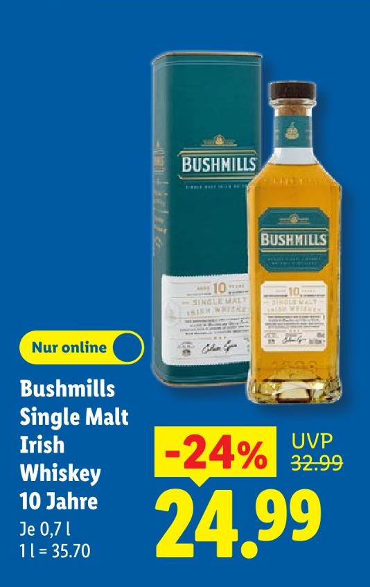 Single Malt Irish Whiskey 10 Jahre