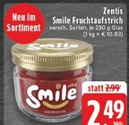 Aktuelles Smile Fruchtaufstrich Erdbeere Angebot bei E center in Remscheid ab 2,49 €