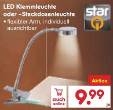 LED Klemmleuchte oder –Steckdosenleuchte bei Netto Marken-Discount in Wunstorf LED Klemmleuchte oder –Steckdosenleuchte im Angebot bei Netto Marken-Discount Wunstorf für 9,99 €