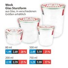 Glas Sturzform Angebote von Weck bei V-Markt Kempten für 1,99 €