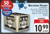 Aktuelles Warsteiner Pilsener Angebot bei E center in Marl ab 10,99 €