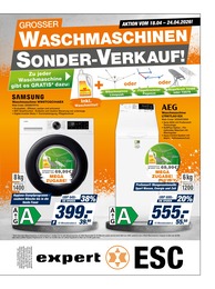 expert Prospekt für Cottbus: "GROSSER WASCHMASCHINEN SONDER-VERKAUF", 5 Seiten, 18.04.2026 - 24.04.2026