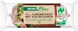 Leberwurst mit Kalbfleisch Angebote von REWE Bio bei REWE Oldenburg für 1,69 €