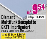 Multifunktionsplatte GKFI imprägniert Angebote von Diamant bei Hornbach Jena für 8,96 €
