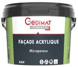 PEINTURE FAÇADE ACRYLIQUE - Gedimat à Charleville-Mézières PEINTURE FAÇADE ACRYLIQUE en promo chez Gedimat Charleville-Mézières à 79,90 €