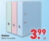 Ordner für 3,99 € bei Mäc-Geiz im Angebot Ordner im aktuellen Mäc-Geiz Prospekt