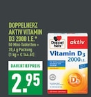 Aktiv Vitamin D3 2000 I.E. im Angebot bei Marktkauf in Bielefeld Aktiv Vitamin D3 2000 I.E. Angebote von Doppelherz bei Marktkauf Bielefeld für 2,95 €