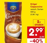 Cappuccino von Krüger im aktuellen Netto Marken-Discount Prospekt für 2,99 €