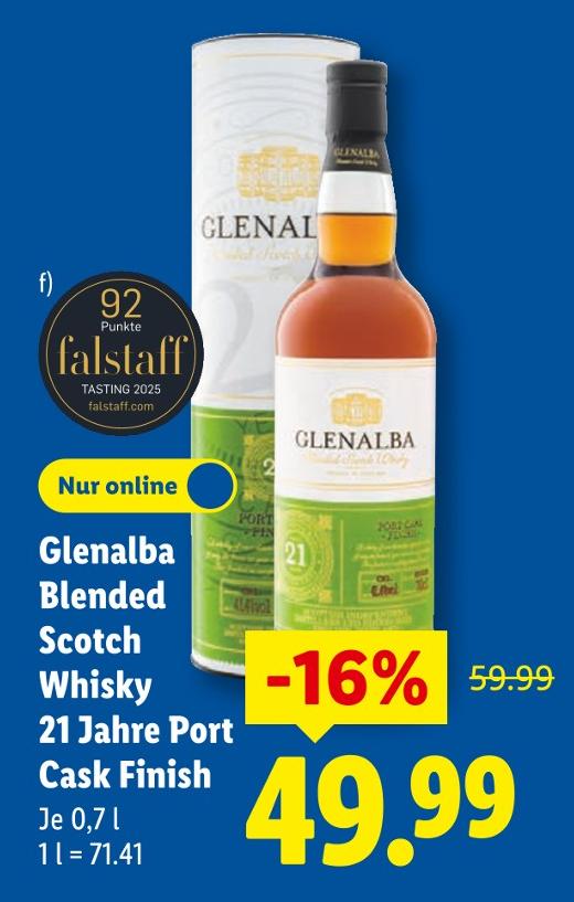 Blended Scotch Whisky 21 Jahre Port Cask Finish