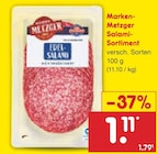 Netto Marken-Discount Semmerin - Salami-Sortiment Angebot im Prospekt Salami-Sortiment bei Netto Marken-Discount im Semmerin Prospekt für 1,11 €
