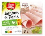 Jambon de Paris - SAINT ALBY en promo chez Lidl Jambon de Paris - SAINT ALBY dans le catalogue Lidl