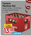 Münchner Hell von Paulaner im aktuellen Trinkgut Prospekt für 13,99 €